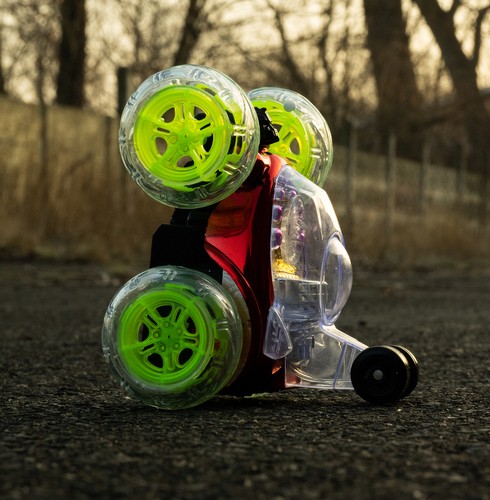 Samochód akrobata "Crazy Twister" czerwony S4694 - obrazek 16