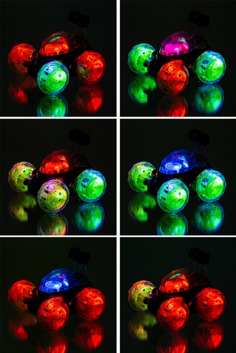 Samochód akrobata "Crazy Twister" czerwony S4694 - obrazek 3