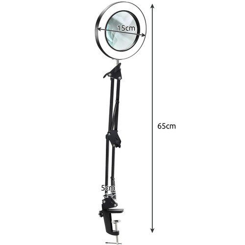 Lupa powiększająca- czarna Izoxis 23893 - obrazek 14