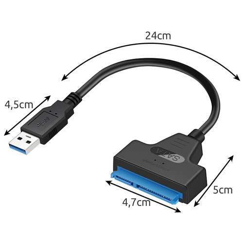 Adapter USB to SATA 3.0 Izoxis 23603 - obrazek 6