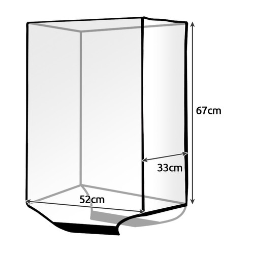 Pokrowiec na walizkę przezroczysty Trizand 23922 - obrazek 12