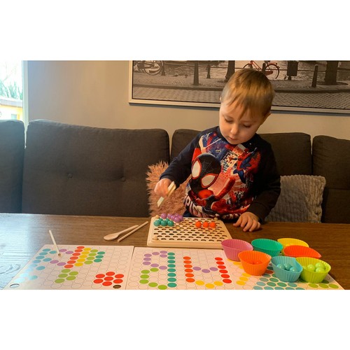 Drewniana układanka koraliki - obrazek 13