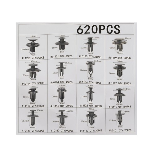 Zestaw spinek do samochodu + ściągacz Xtrobb 24297 - obrazek 11