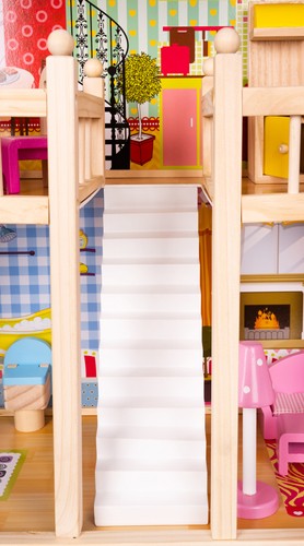 Domek drewniany dla lalek - willa D11252 - obrazek 15