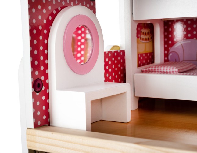 Domek drewniany dla lalek - willa D11252 - obrazek 11