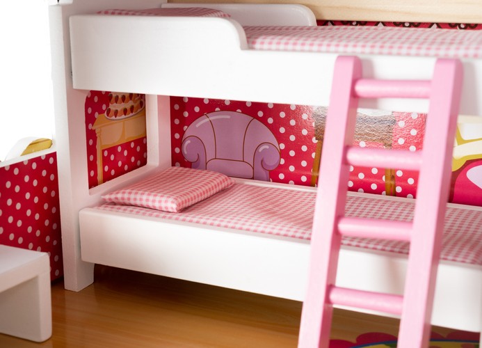 Domek drewniany dla lalek - willa D11252 - obrazek 12