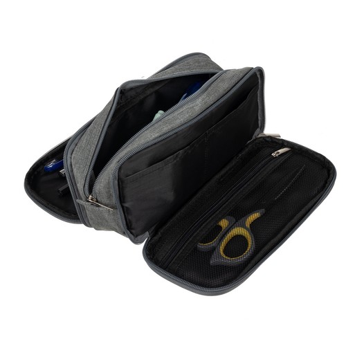 Piórnik rozkładany potrójny - szary Maaleo 24512 - obrazek 6