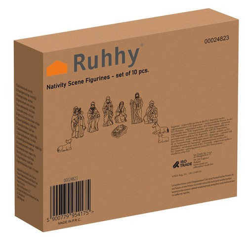 Figurki świąteczne do szopki- zestaw 10szt. Ruhhy - obrazek 7