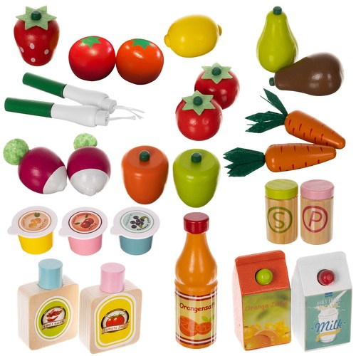 Stragan drewniany z akcesoriami Kruzzel 24888 - obrazek 13