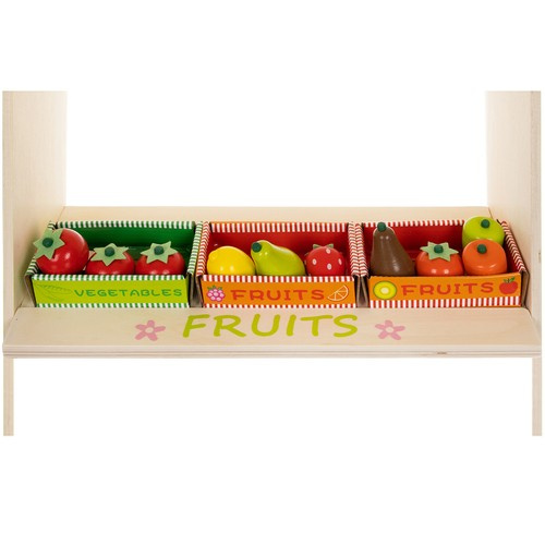 Stragan drewniany z akcesoriami Kruzzel 24888 - obrazek 14