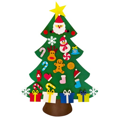 Choinka z filcu z ozdobami 24856 - obrazek 3