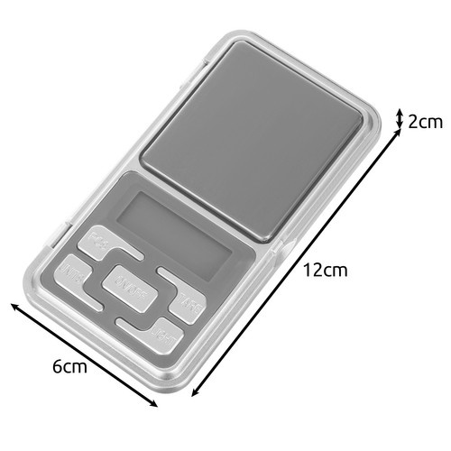 Waga kieszonkowa 500x 0,1g Ruhhy 24209 - obrazek 3